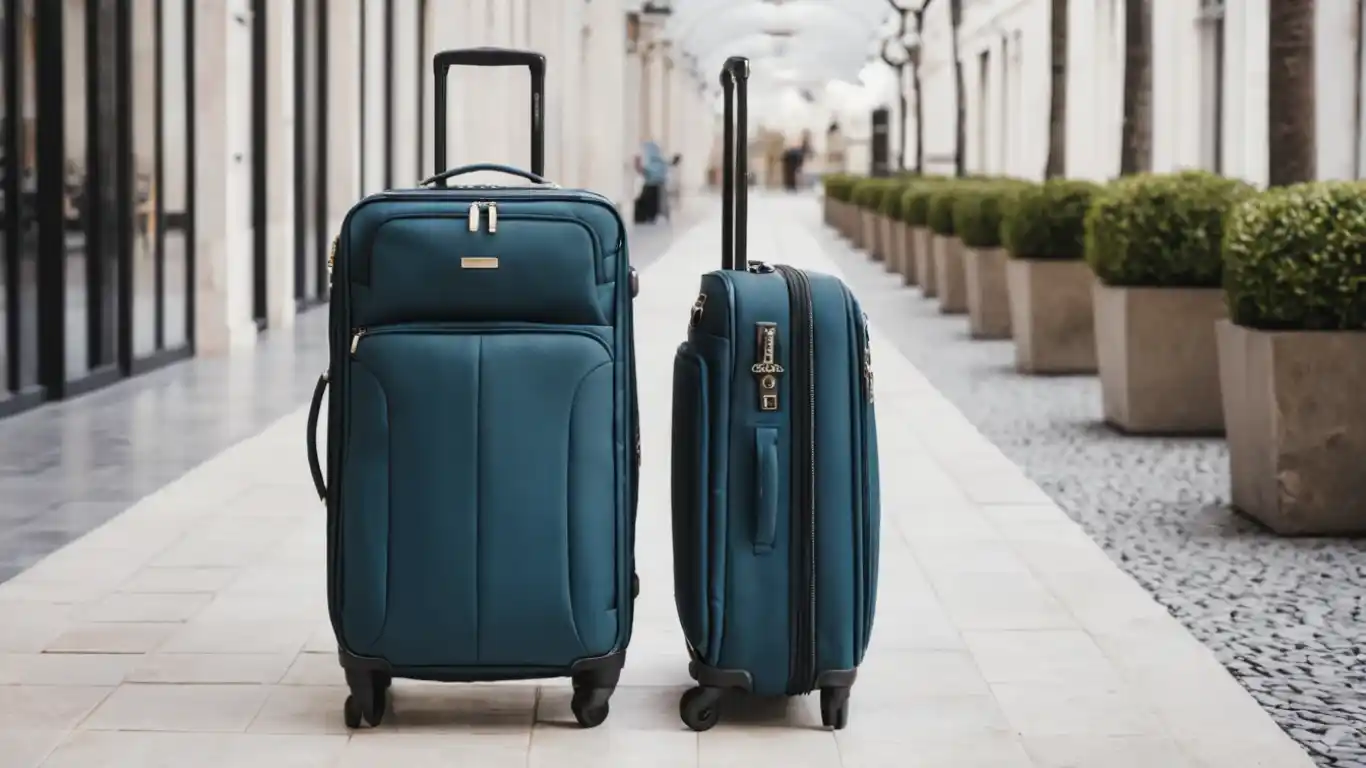 Une valise sac à dos noire en cuir, conçue pour un style moderne et pratique, avec des poignées robustes et une fermeture éclair sécurisée.